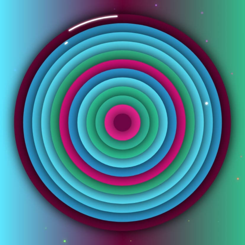 Generative art piece 6, inscribed on-chain