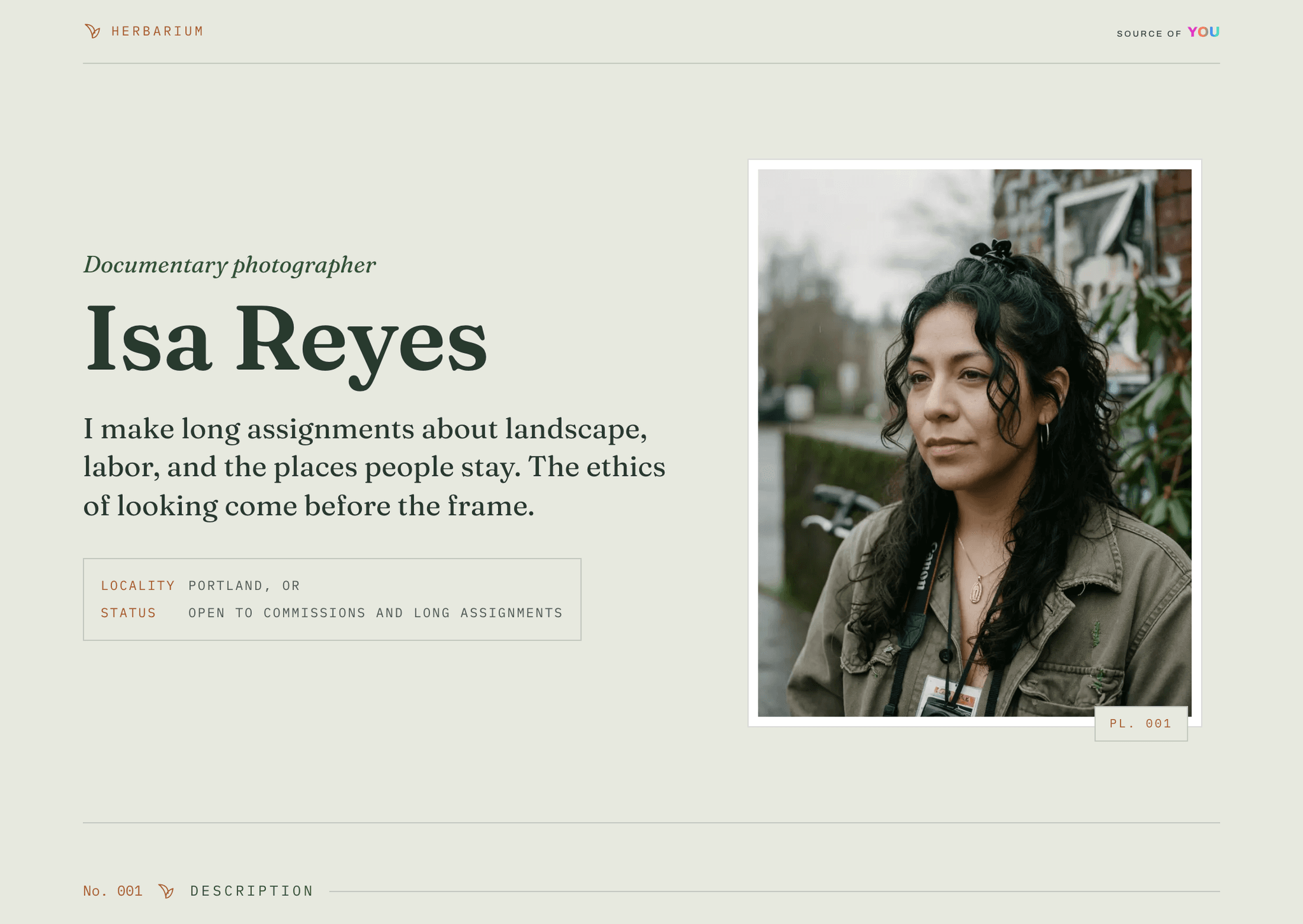 Isa Reyes, published source page