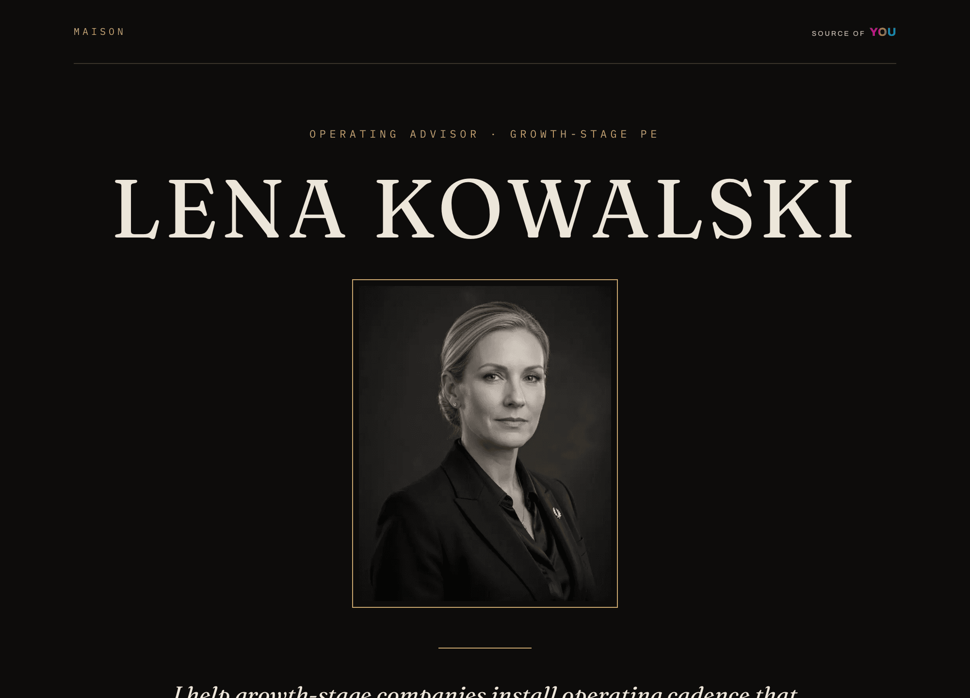 Lena Kowalski: published source page